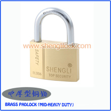 Top Security MID-Heavy Duty Solid Brass Padlock